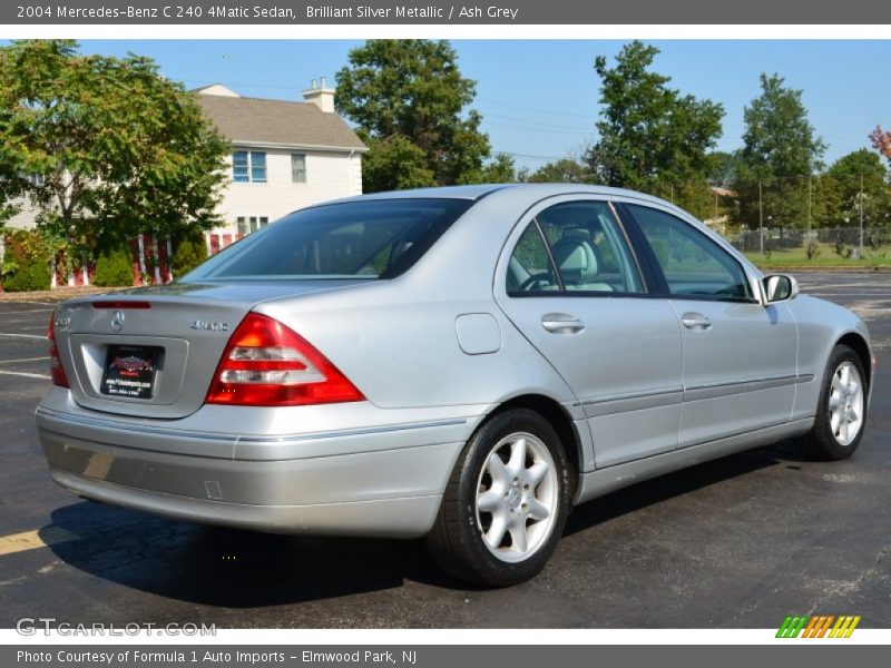 Brilliant Silver Metallic / Ash Grey 2004 Mercedes-Benz C 240 4Matic Sedan