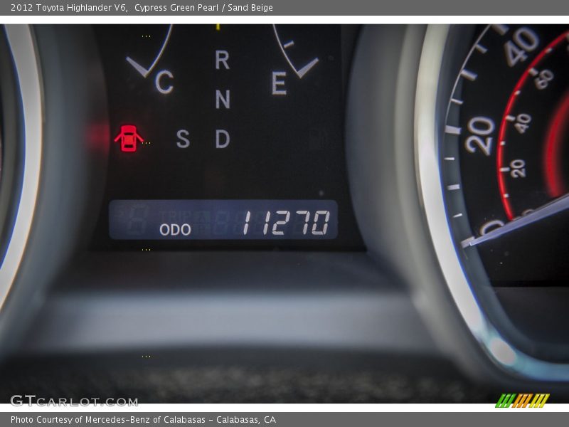 Cypress Green Pearl / Sand Beige 2012 Toyota Highlander V6