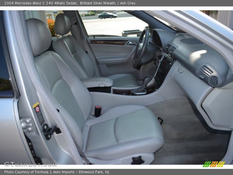 Brilliant Silver Metallic / Ash Grey 2004 Mercedes-Benz C 240 4Matic Sedan