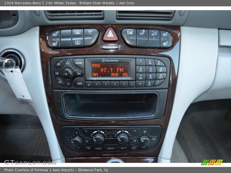 Brilliant Silver Metallic / Ash Grey 2004 Mercedes-Benz C 240 4Matic Sedan