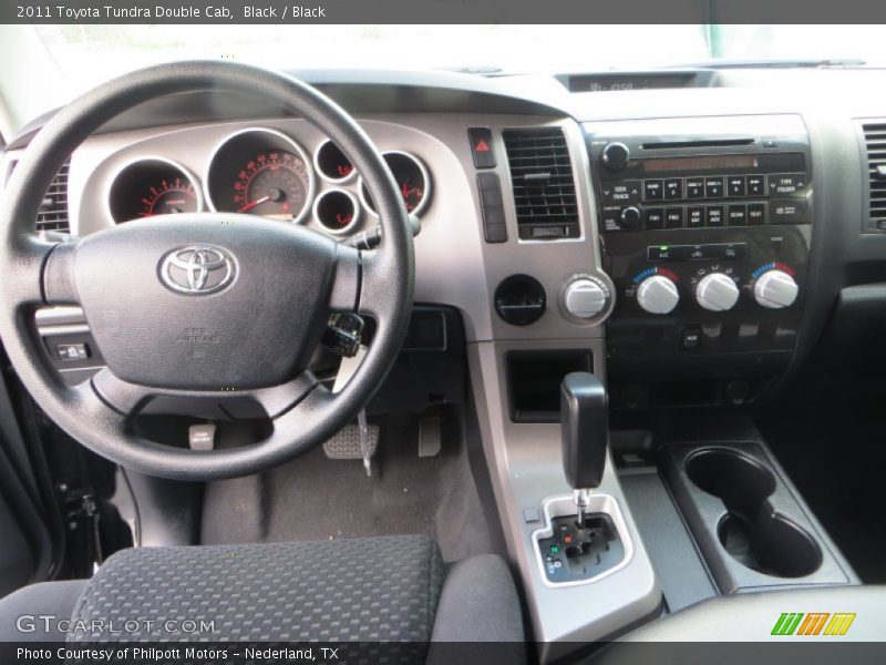 Black / Black 2011 Toyota Tundra Double Cab