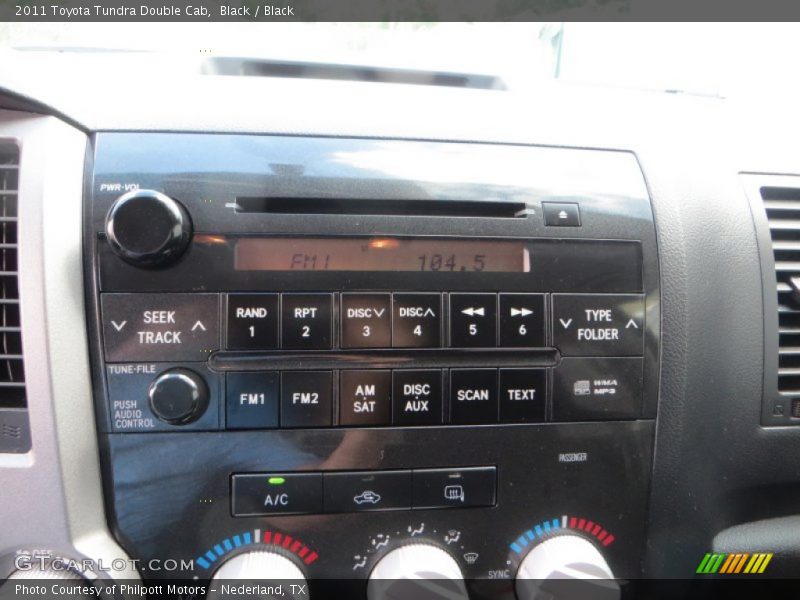 Black / Black 2011 Toyota Tundra Double Cab