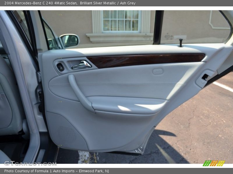 Brilliant Silver Metallic / Ash Grey 2004 Mercedes-Benz C 240 4Matic Sedan