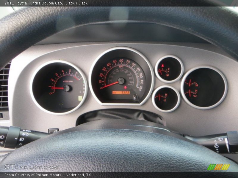 Black / Black 2011 Toyota Tundra Double Cab