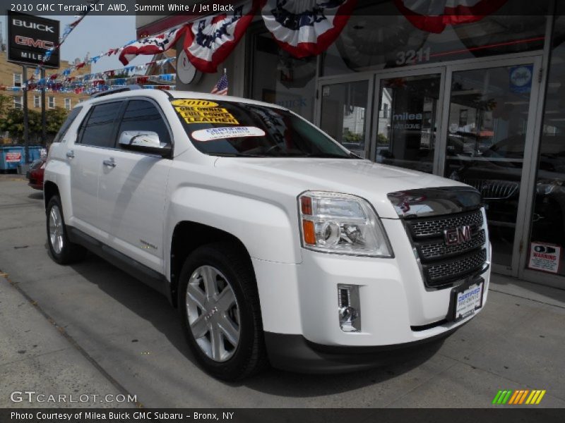 Summit White / Jet Black 2010 GMC Terrain SLT AWD
