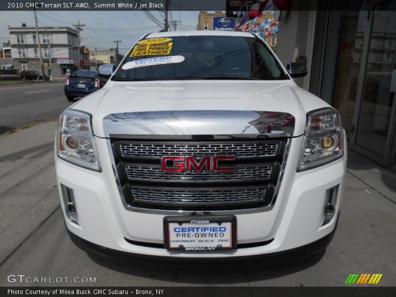 Summit White / Jet Black 2010 GMC Terrain SLT AWD