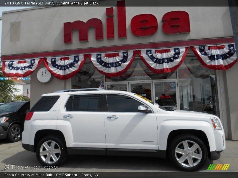 Summit White / Jet Black 2010 GMC Terrain SLT AWD