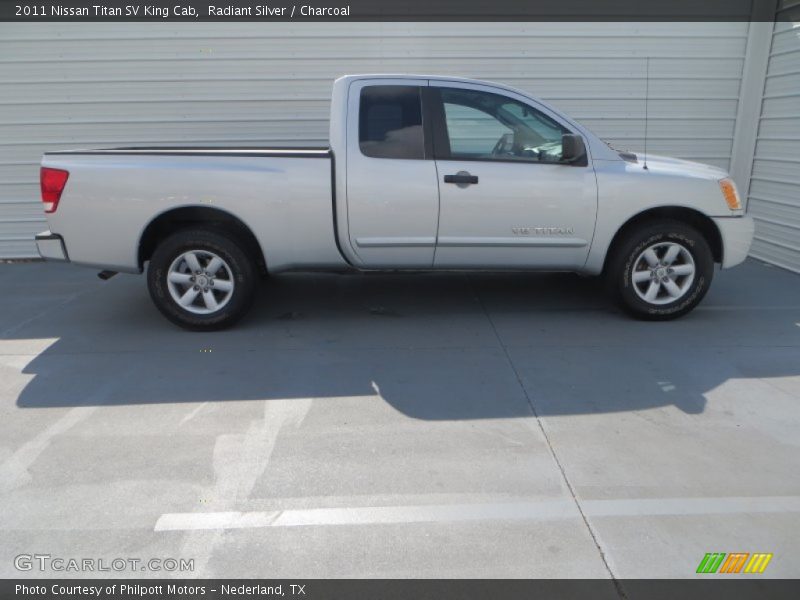 Radiant Silver / Charcoal 2011 Nissan Titan SV King Cab