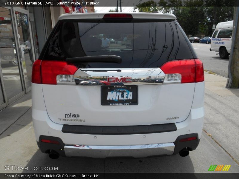 Summit White / Jet Black 2010 GMC Terrain SLT AWD