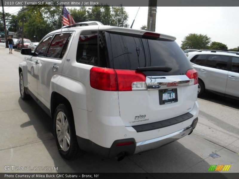 Summit White / Jet Black 2010 GMC Terrain SLT AWD