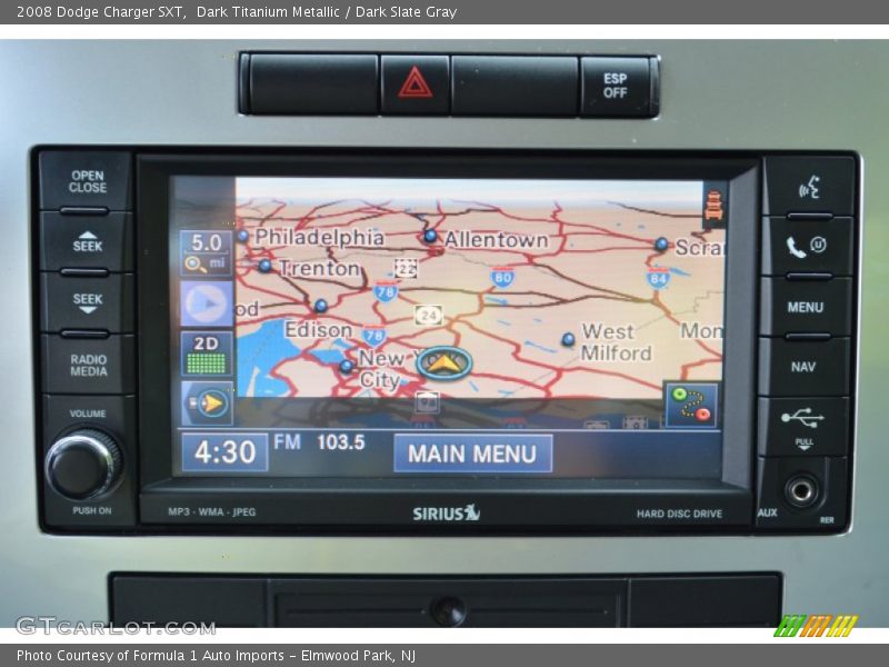 Dark Titanium Metallic / Dark Slate Gray 2008 Dodge Charger SXT