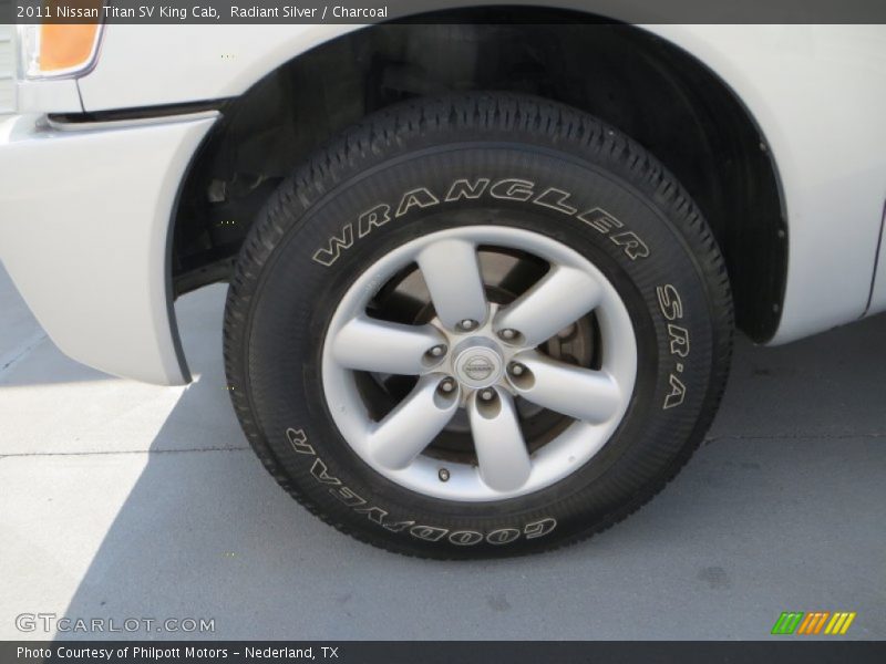 Radiant Silver / Charcoal 2011 Nissan Titan SV King Cab