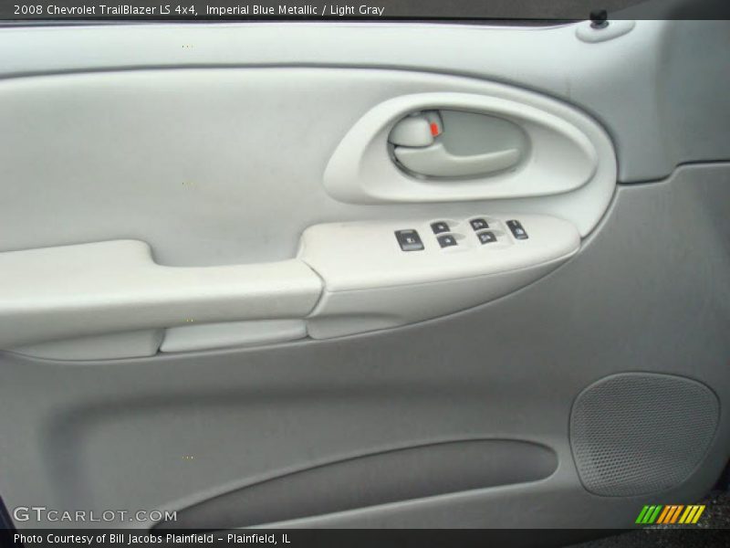 Imperial Blue Metallic / Light Gray 2008 Chevrolet TrailBlazer LS 4x4