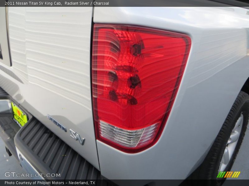 Radiant Silver / Charcoal 2011 Nissan Titan SV King Cab