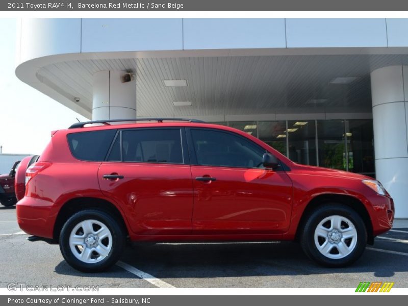 Barcelona Red Metallic / Sand Beige 2011 Toyota RAV4 I4