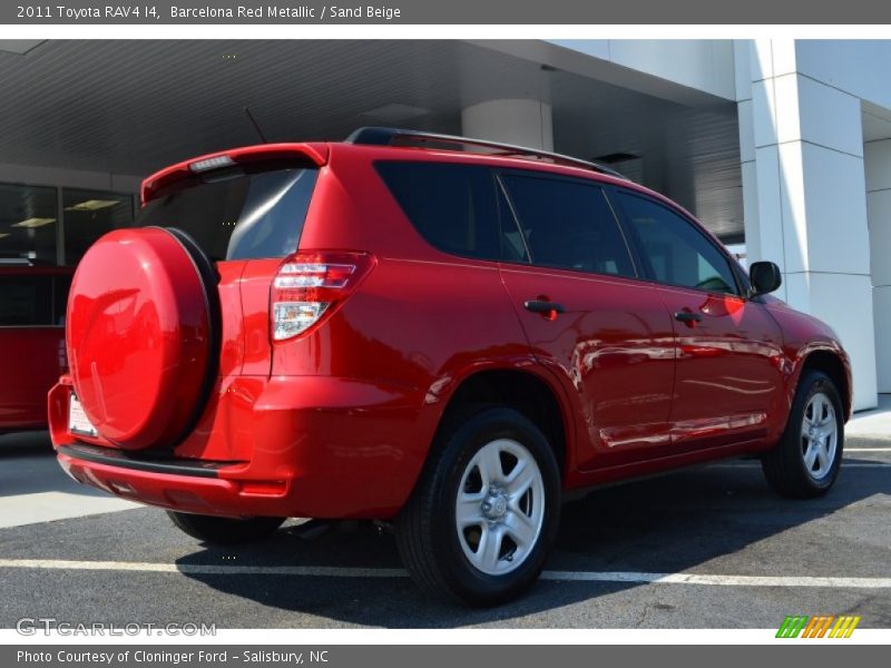 Barcelona Red Metallic / Sand Beige 2011 Toyota RAV4 I4