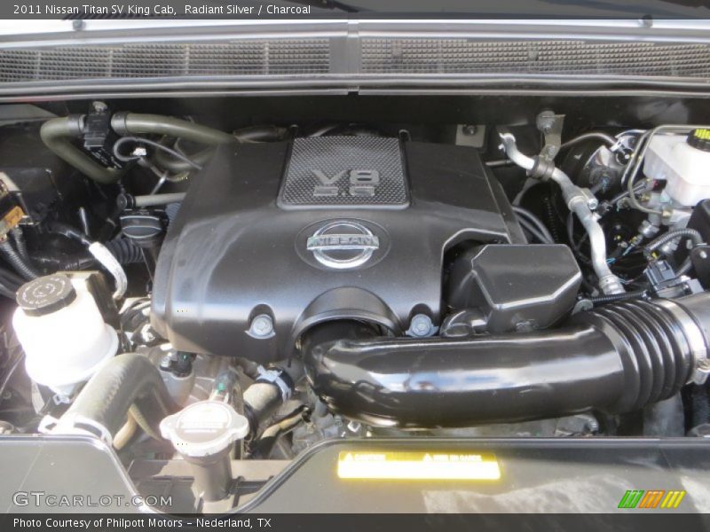 Radiant Silver / Charcoal 2011 Nissan Titan SV King Cab
