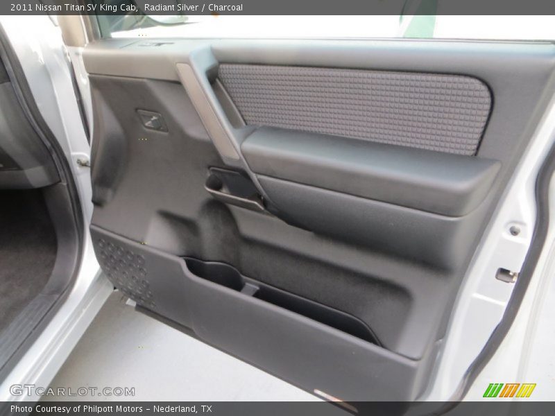 Radiant Silver / Charcoal 2011 Nissan Titan SV King Cab