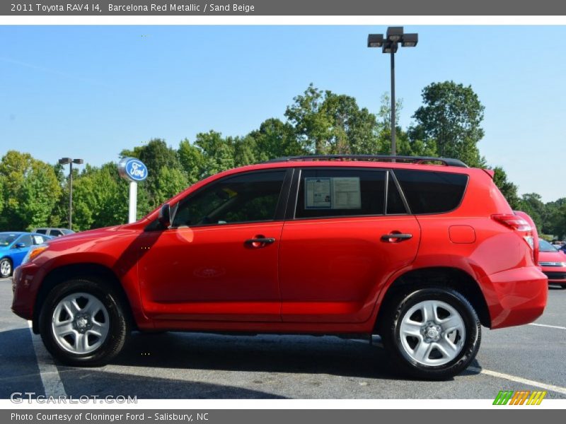 Barcelona Red Metallic / Sand Beige 2011 Toyota RAV4 I4