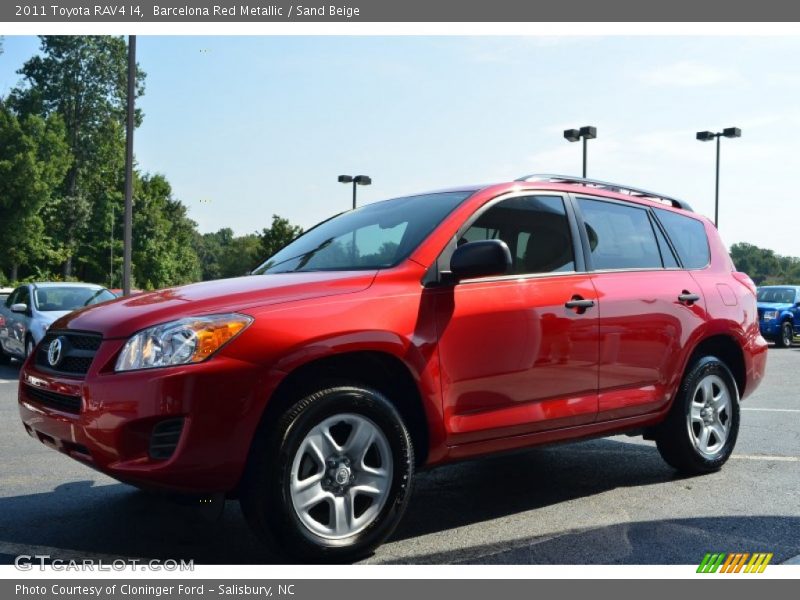 Barcelona Red Metallic / Sand Beige 2011 Toyota RAV4 I4