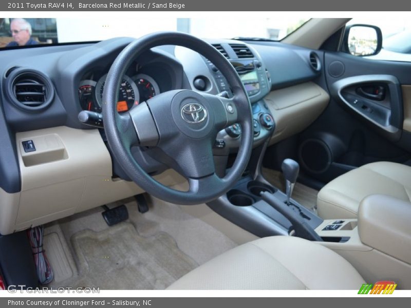 Barcelona Red Metallic / Sand Beige 2011 Toyota RAV4 I4