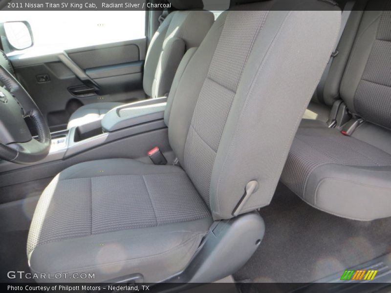 Radiant Silver / Charcoal 2011 Nissan Titan SV King Cab
