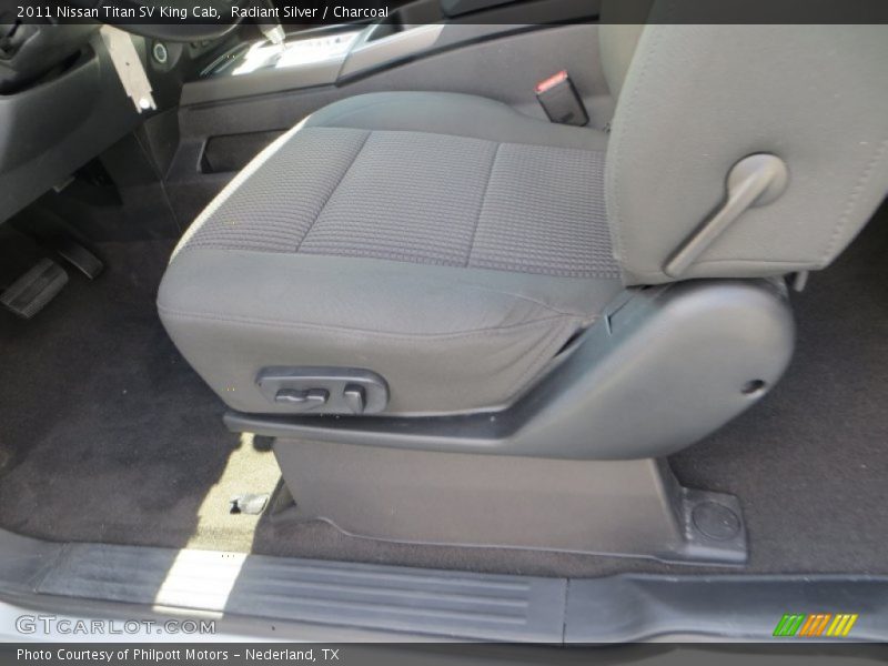 Radiant Silver / Charcoal 2011 Nissan Titan SV King Cab