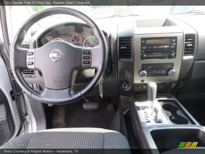 Radiant Silver / Charcoal 2011 Nissan Titan SV King Cab