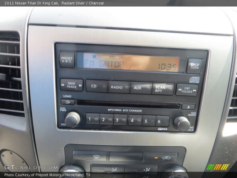 Radiant Silver / Charcoal 2011 Nissan Titan SV King Cab