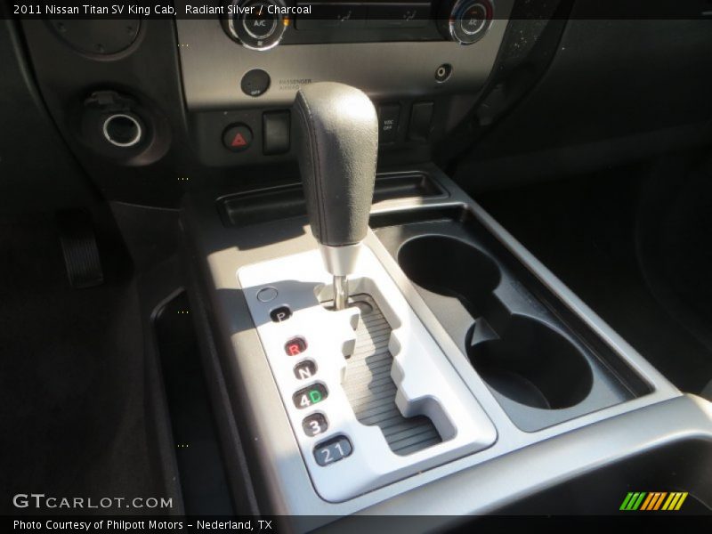 Radiant Silver / Charcoal 2011 Nissan Titan SV King Cab