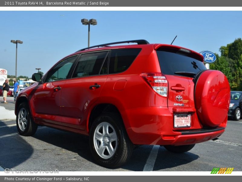 Barcelona Red Metallic / Sand Beige 2011 Toyota RAV4 I4
