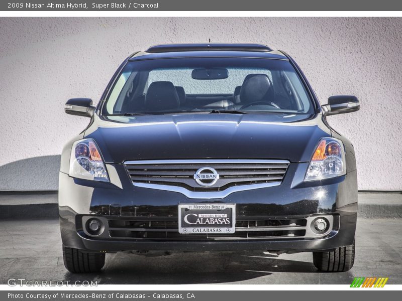 Super Black / Charcoal 2009 Nissan Altima Hybrid