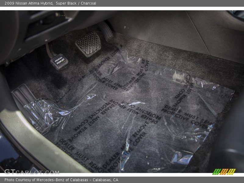 Super Black / Charcoal 2009 Nissan Altima Hybrid