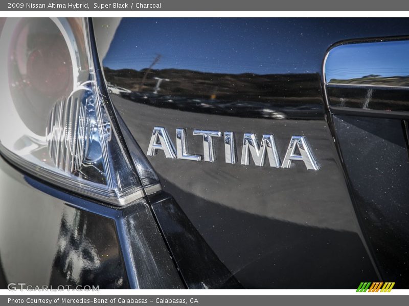Super Black / Charcoal 2009 Nissan Altima Hybrid