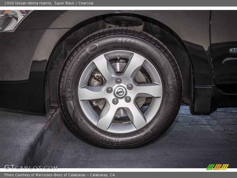 Super Black / Charcoal 2009 Nissan Altima Hybrid