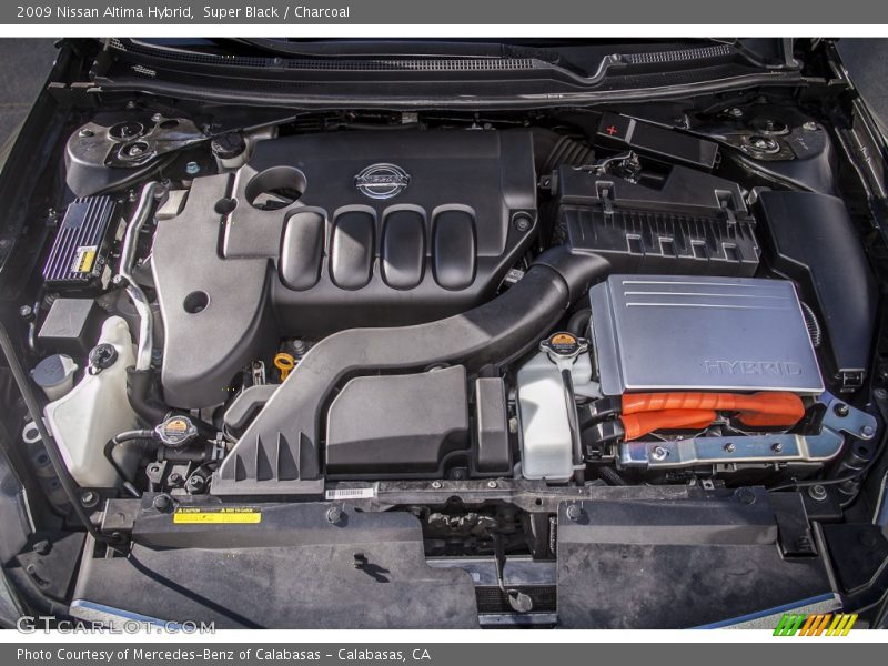 Super Black / Charcoal 2009 Nissan Altima Hybrid