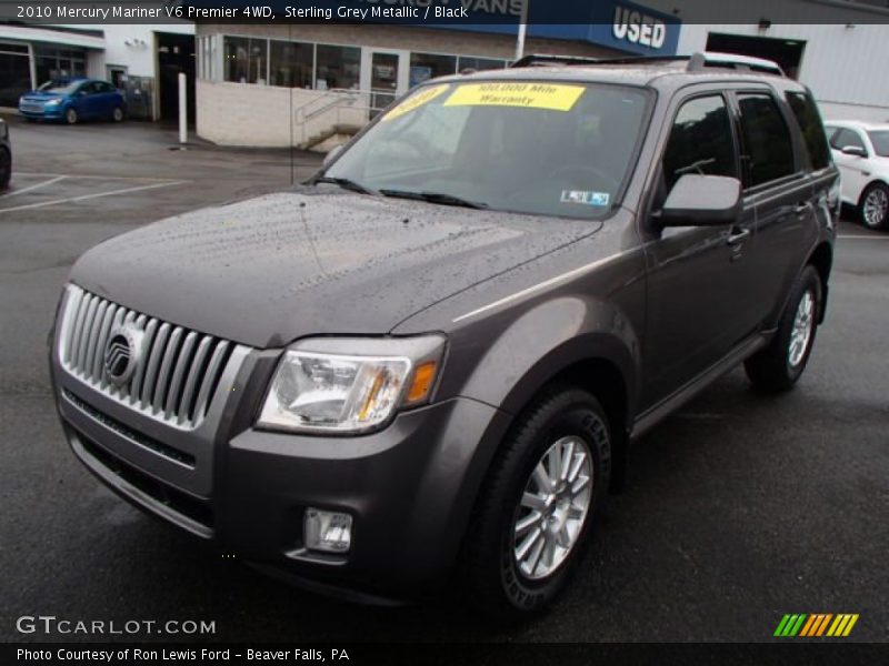Sterling Grey Metallic / Black 2010 Mercury Mariner V6 Premier 4WD