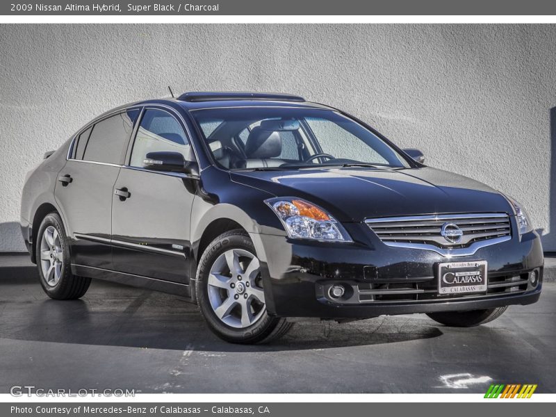 Super Black / Charcoal 2009 Nissan Altima Hybrid