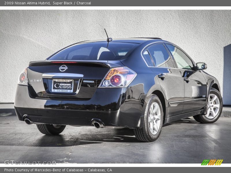 Super Black / Charcoal 2009 Nissan Altima Hybrid