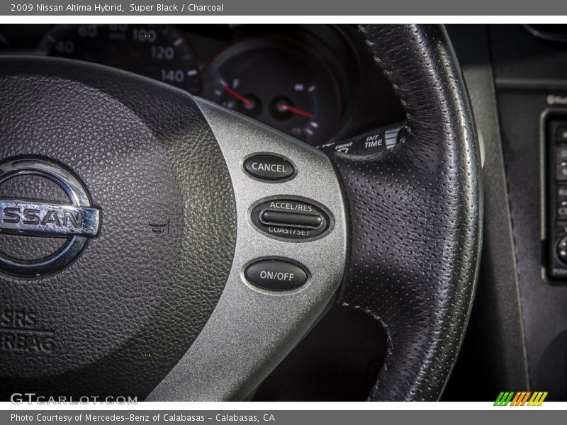Super Black / Charcoal 2009 Nissan Altima Hybrid