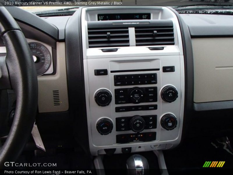 Sterling Grey Metallic / Black 2010 Mercury Mariner V6 Premier 4WD