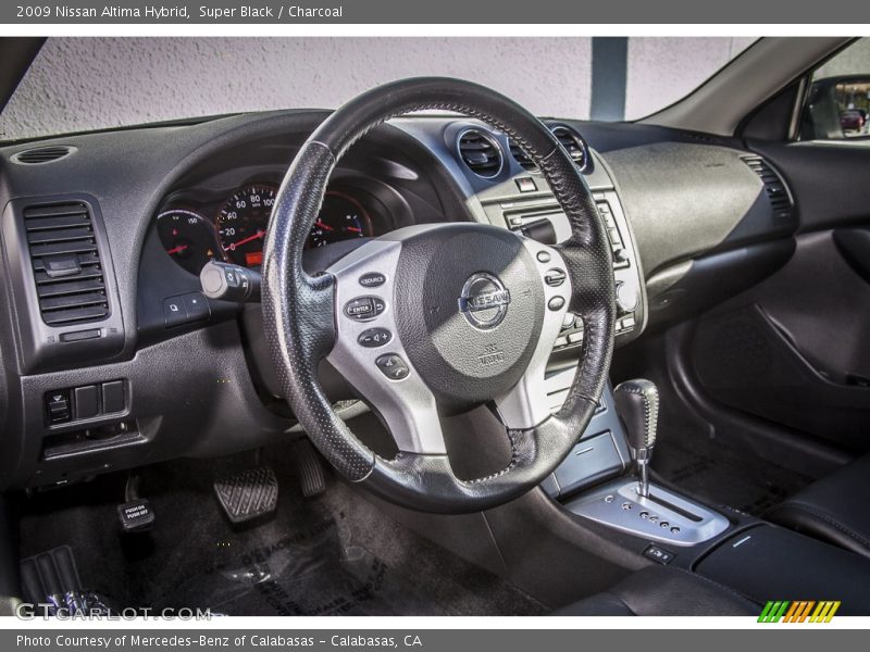 Super Black / Charcoal 2009 Nissan Altima Hybrid