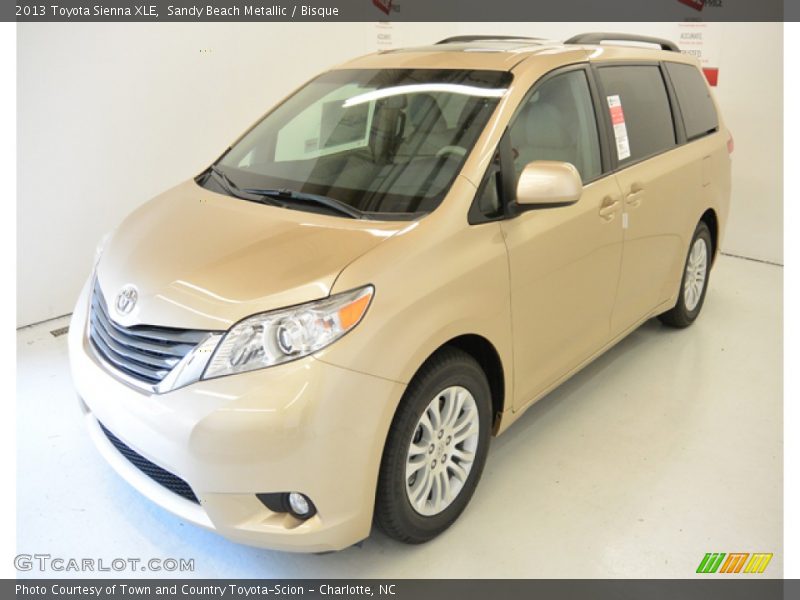 Sandy Beach Metallic / Bisque 2013 Toyota Sienna XLE