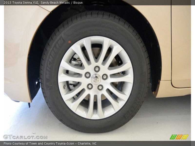 Sandy Beach Metallic / Bisque 2013 Toyota Sienna XLE