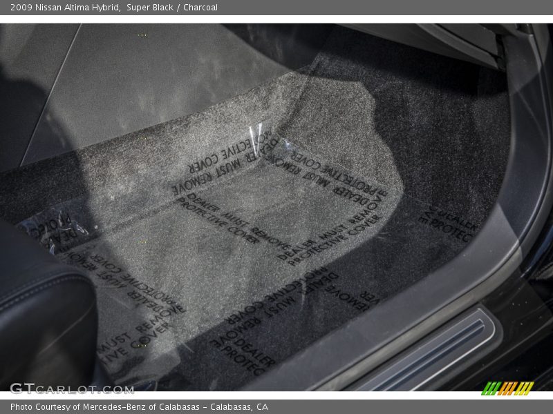 Super Black / Charcoal 2009 Nissan Altima Hybrid