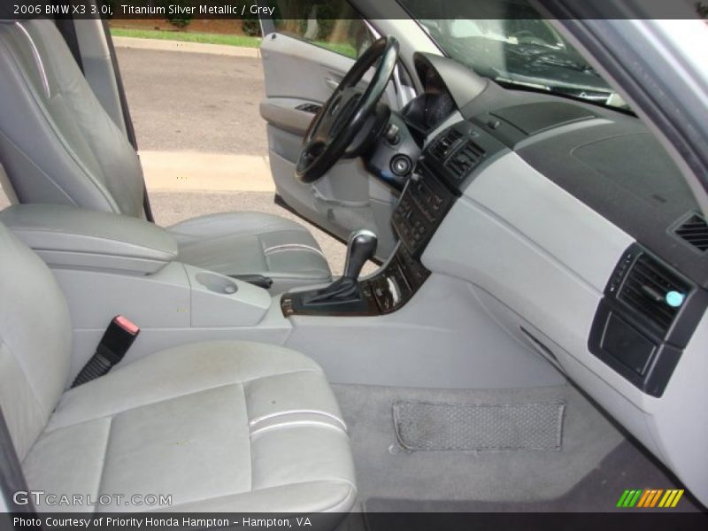 Titanium Silver Metallic / Grey 2006 BMW X3 3.0i