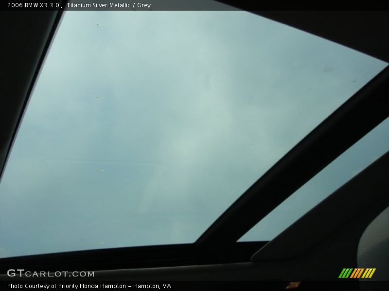 Titanium Silver Metallic / Grey 2006 BMW X3 3.0i