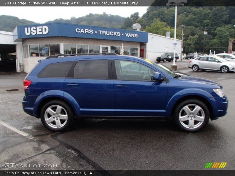 Deep Water Blue Pearl Coat / Dark Slate Gray 2010 Dodge Journey SXT AWD