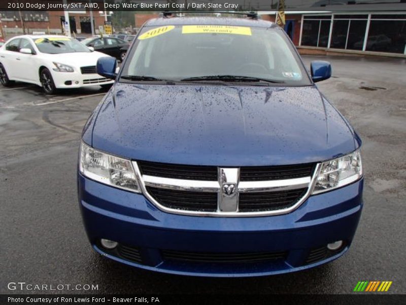 Deep Water Blue Pearl Coat / Dark Slate Gray 2010 Dodge Journey SXT AWD