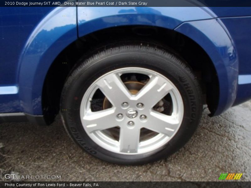 Deep Water Blue Pearl Coat / Dark Slate Gray 2010 Dodge Journey SXT AWD